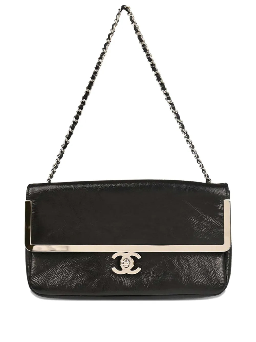 Pre-OwnedCHANEL Pre-Owned2007 patent-leather chain-strap shoulder bag