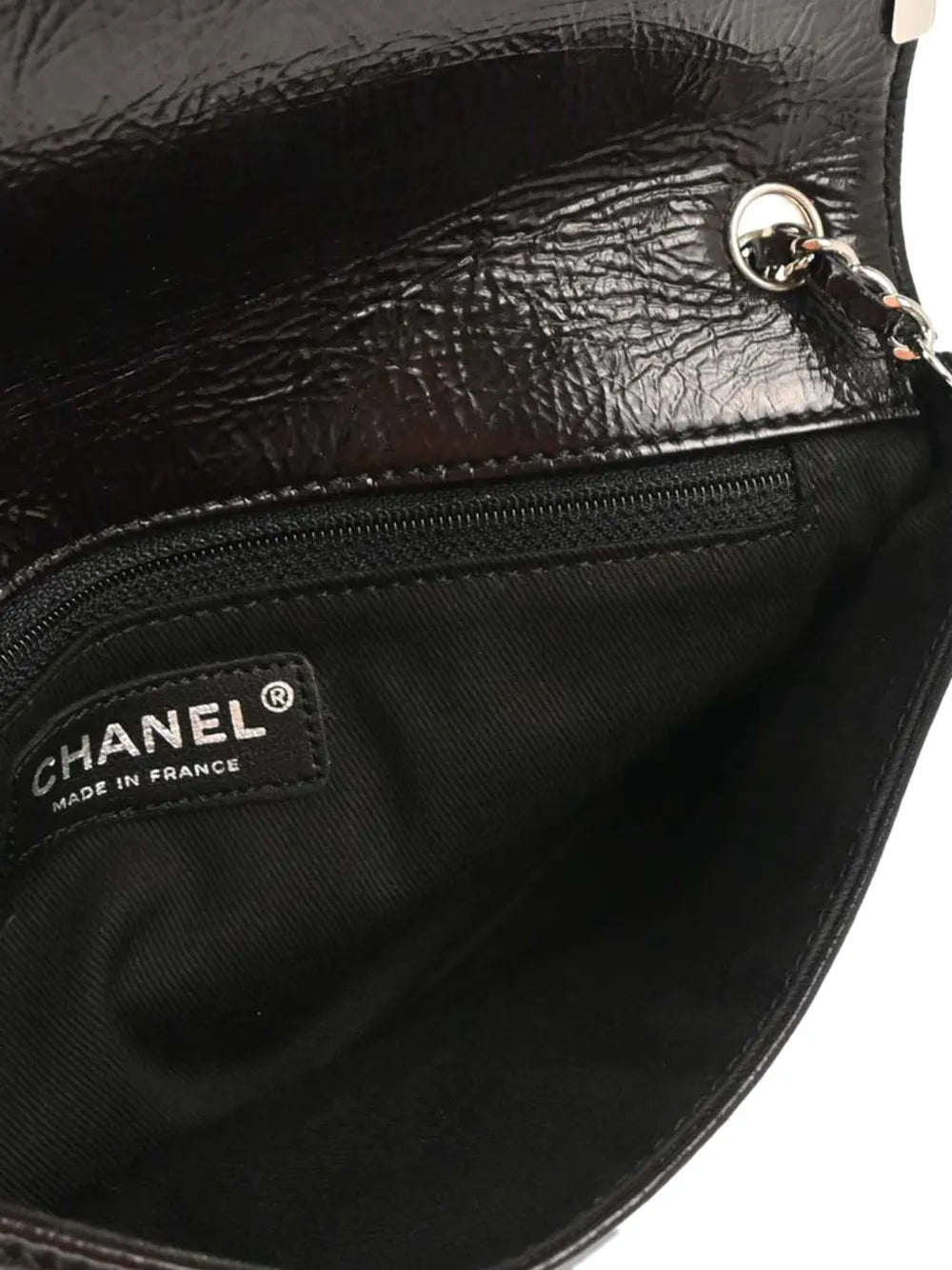 Pre-OwnedCHANEL Pre-Owned2007 patent-leather chain-strap shoulder bag