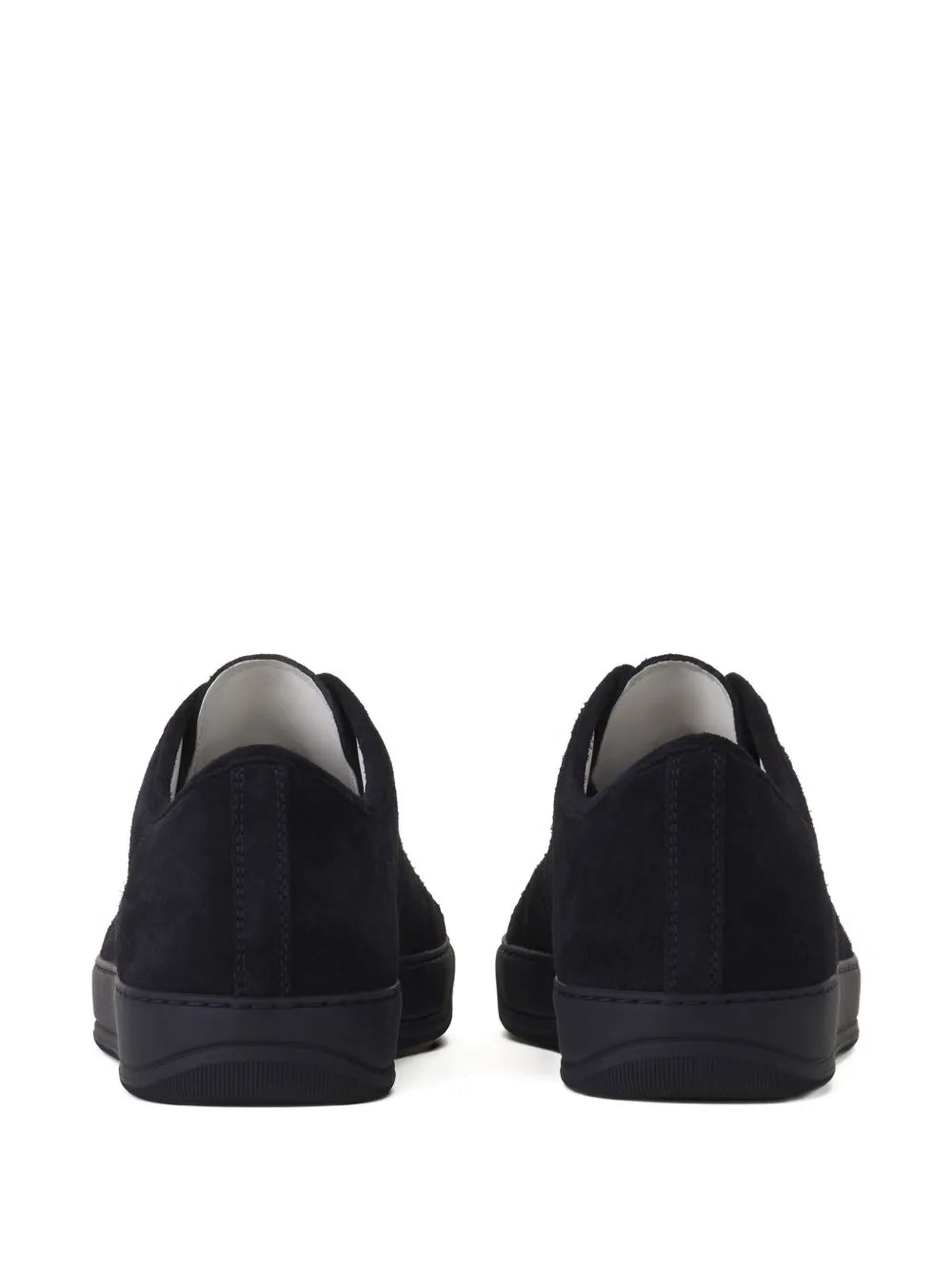Lanvin Suede Leather Cap-Toe Sneakers
