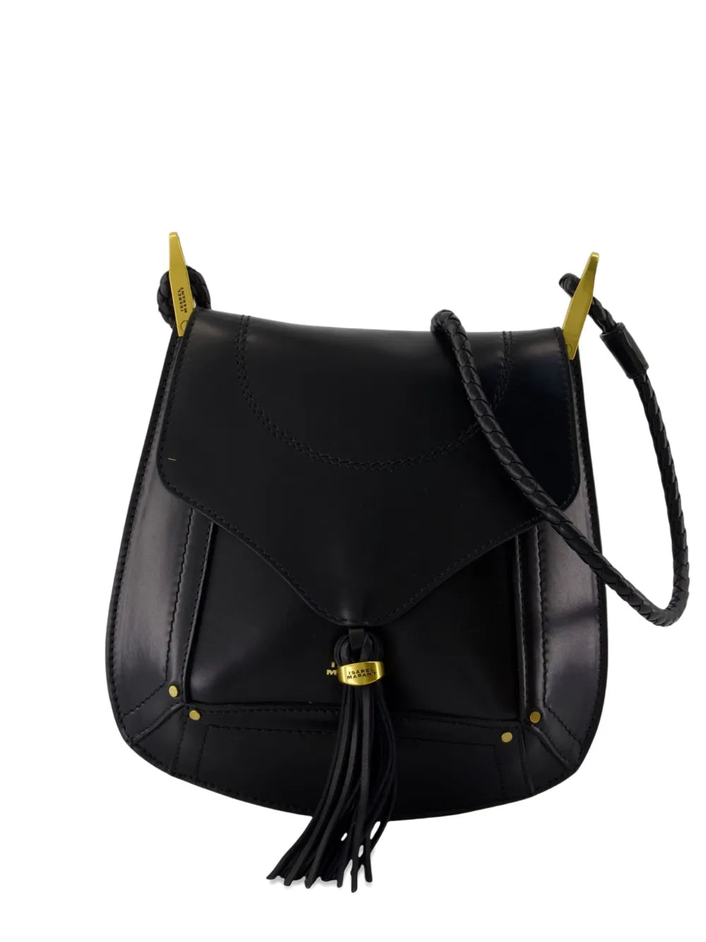 ISABEL MARANTAnahi tassel-embellished calfskin crossbody bag