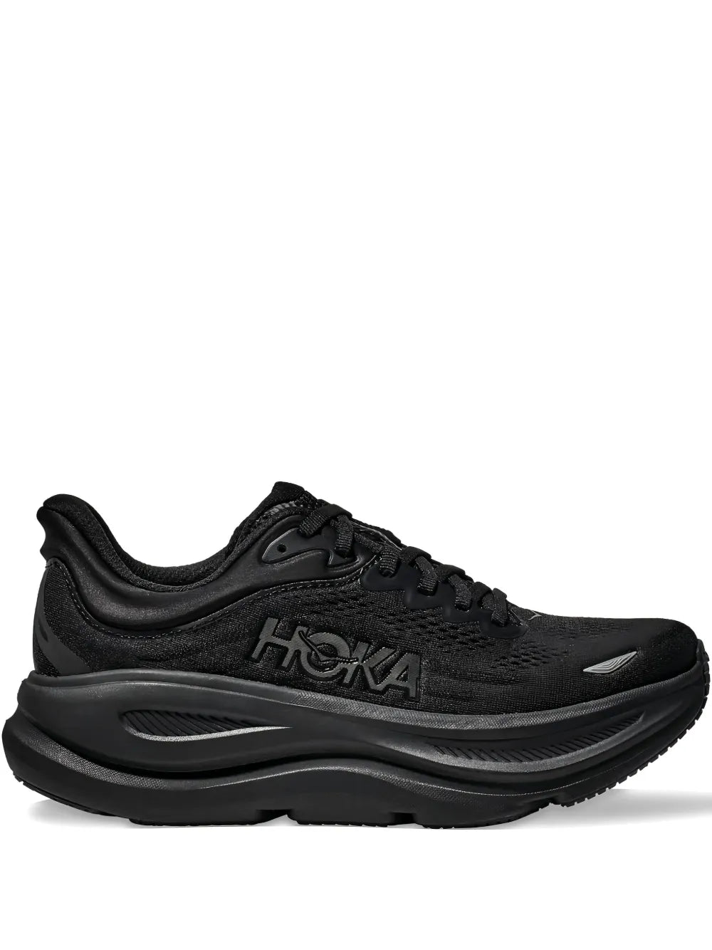 Hoka Bondi 9 Wide Black Sneakers