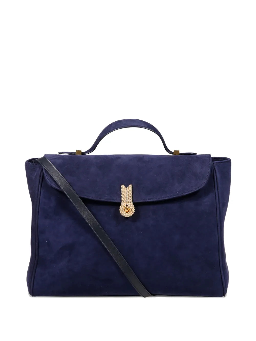amato danieleQueen Mum suede tote bag