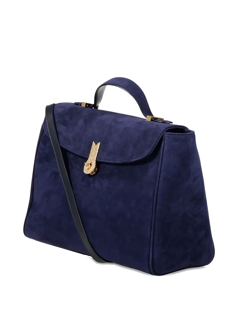 amato danieleQueen Mum suede tote bag