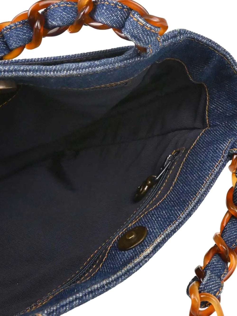 Pre-OwnedCHANEL Pre-Owned1998 denim chain tote bag