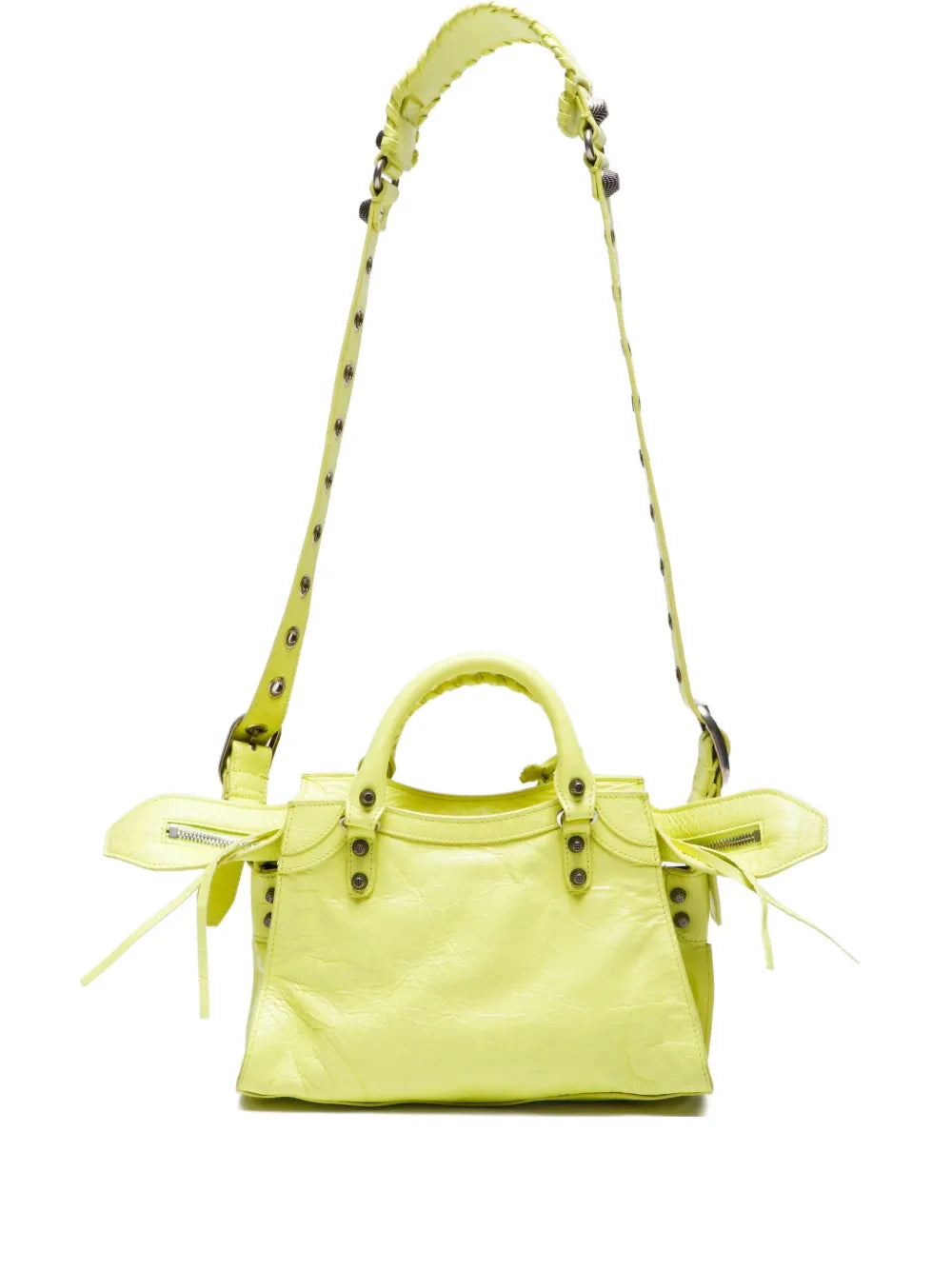 Pre-OwnedBalenciaga Pre-Owned2020s Le Cagole XS studs lambskin bag