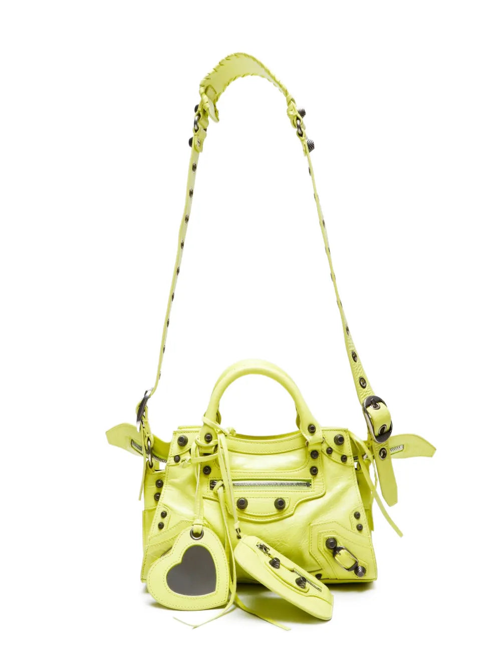 Pre-OwnedBalenciaga Pre-Owned2020s Le Cagole XS studs lambskin bag