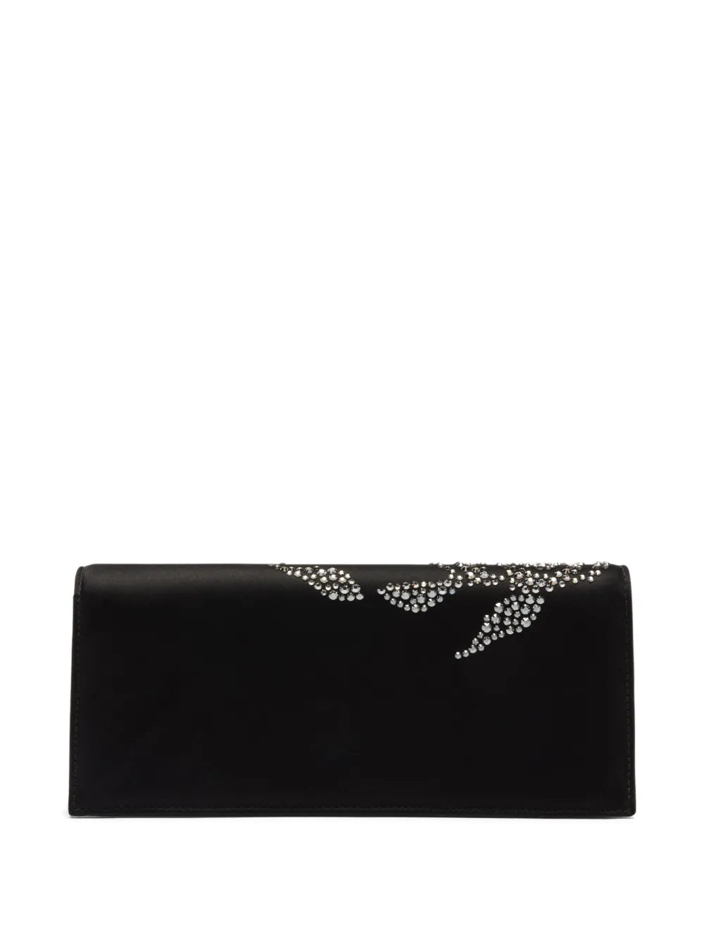 Malone SouliersVivien crystal-embellished satin clutch