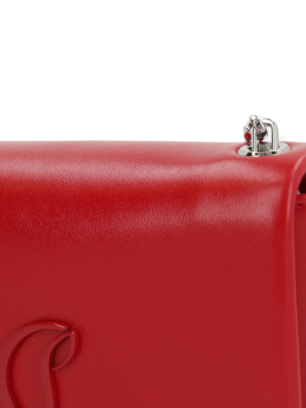 Christian Louboutinlogo calfskin shoulder bag