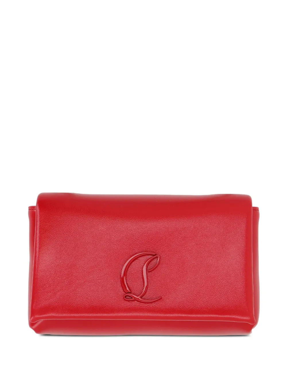Christian Louboutinlogo calfskin shoulder bag