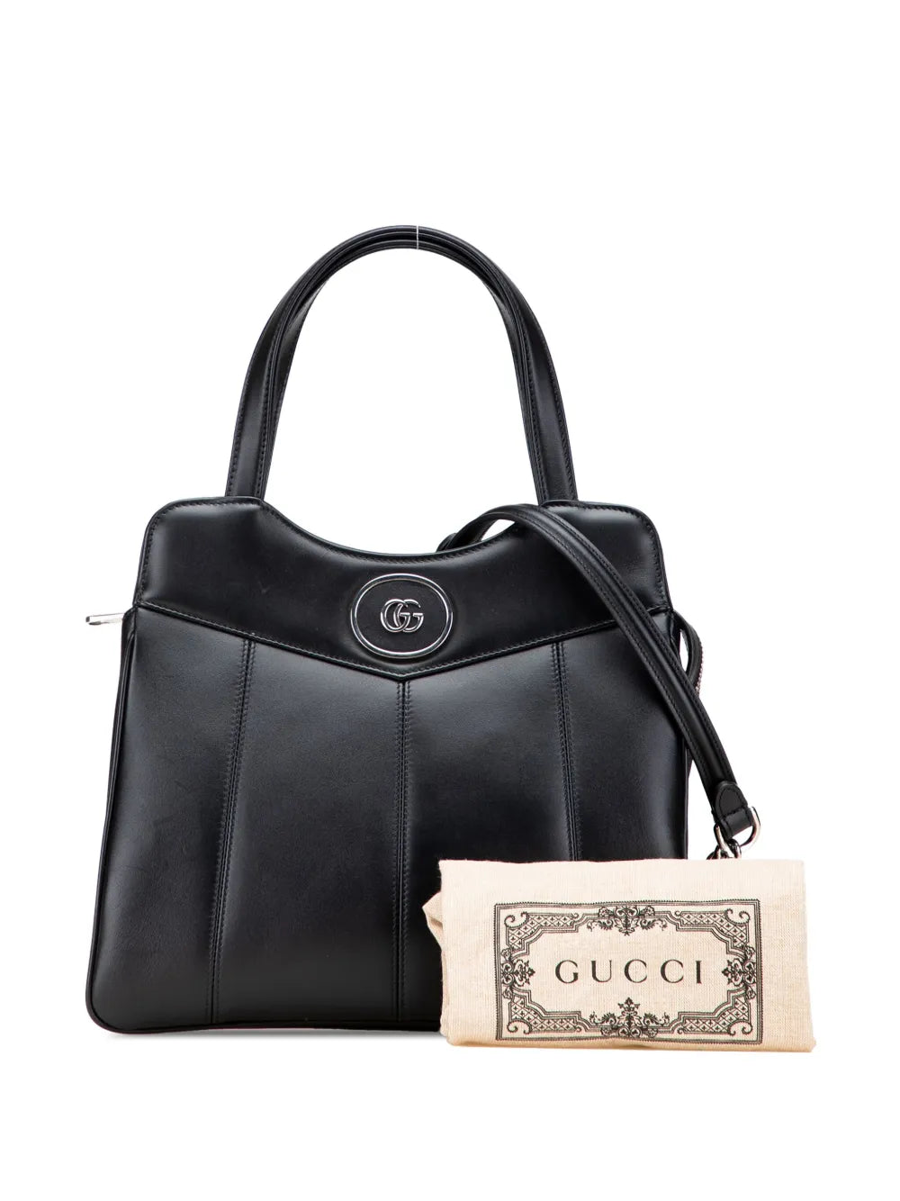 Pre-OwnedGucci Pre-Owned2016-2025 Small Leather Petite GG Tote satchel