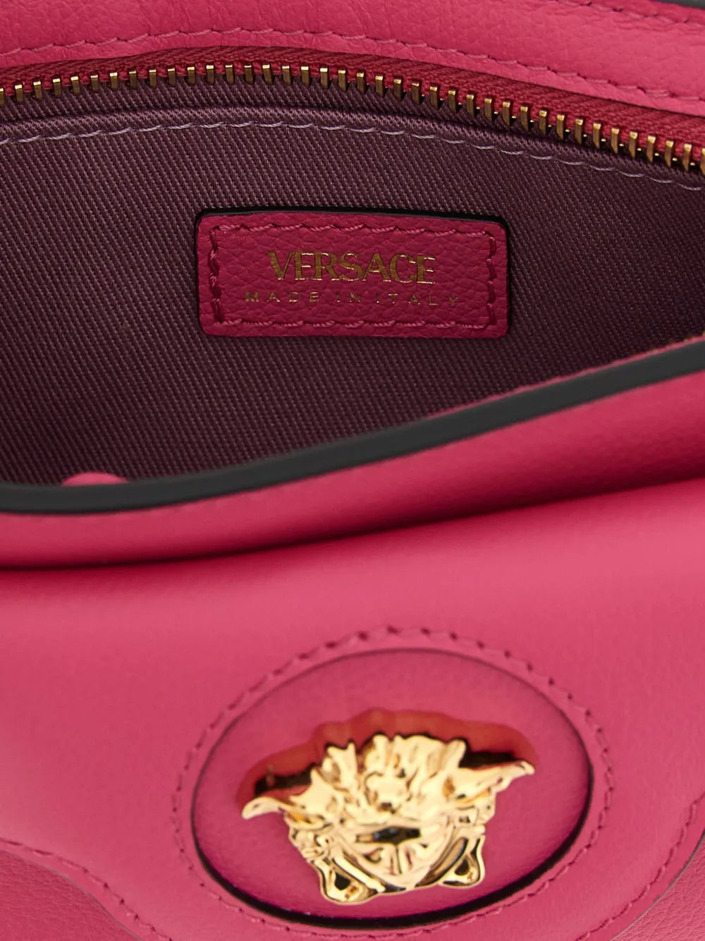 VersaceLa Medusa calf-leather crossbody bag
