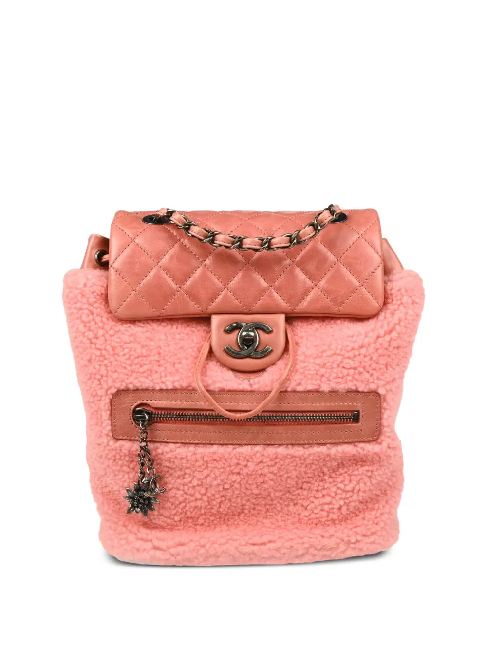 Pre-OwnedCHANEL Pre-Owned2015 Mouton Paris-Salzburg backpack
