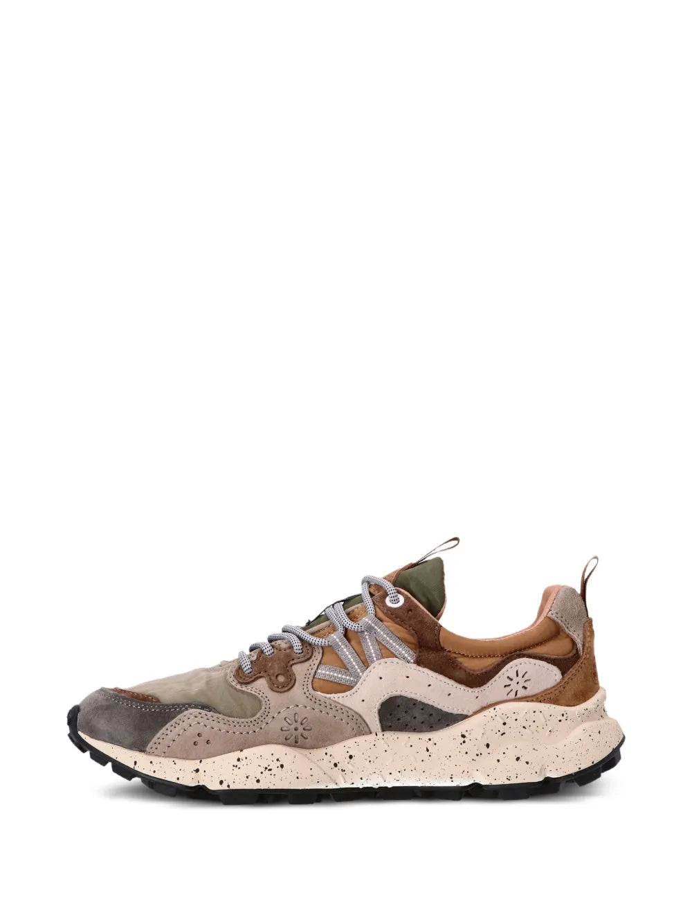 Flower Mountain Leather Panelled Sneakers
