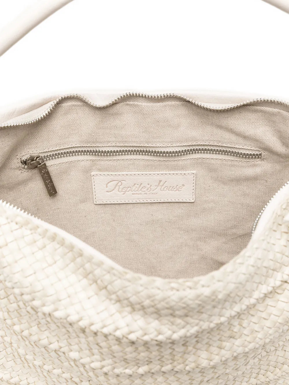 Reptile's Housewoven knot-detail tote bag