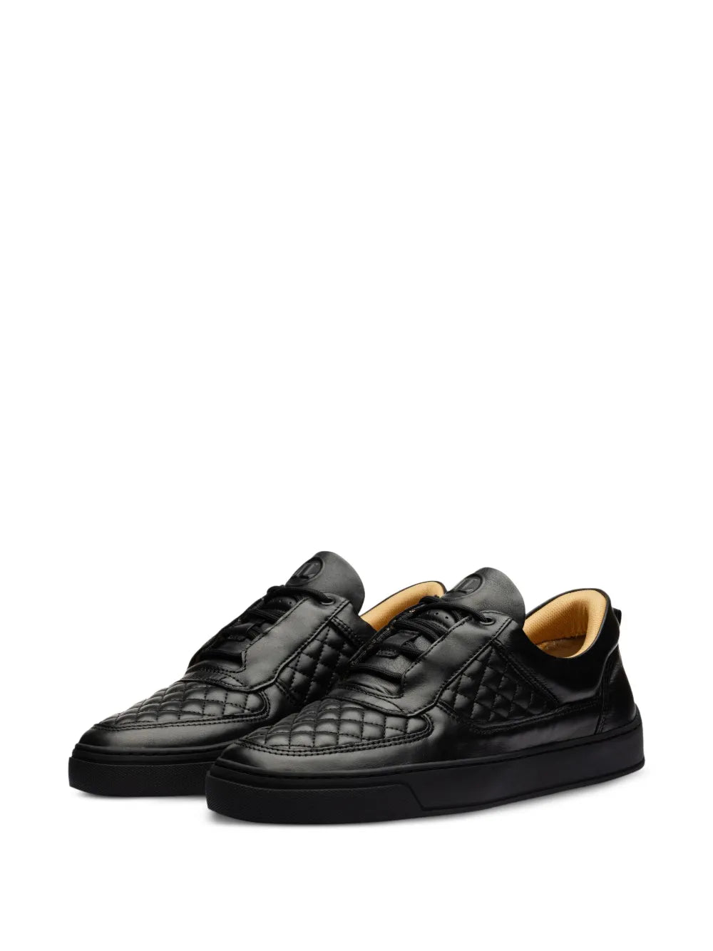 Leandro Lopes Faisca Quilted-Pattern Sneakers