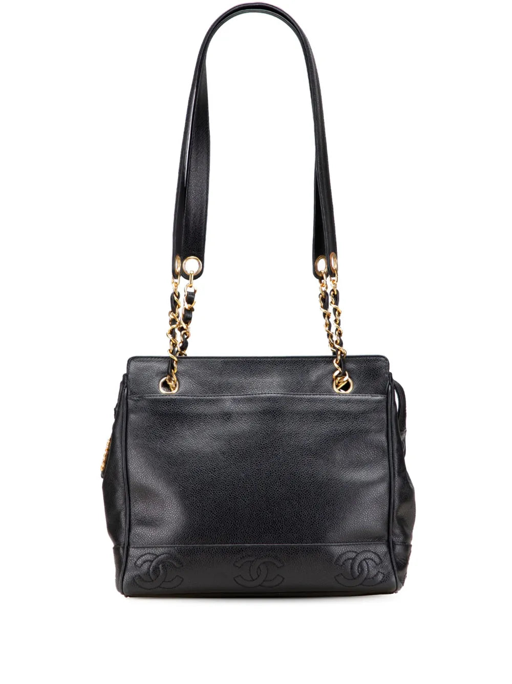 Pre-OwnedCHANEL Pre-Owned1996-1997 Triple CC Caviar shoulder bag