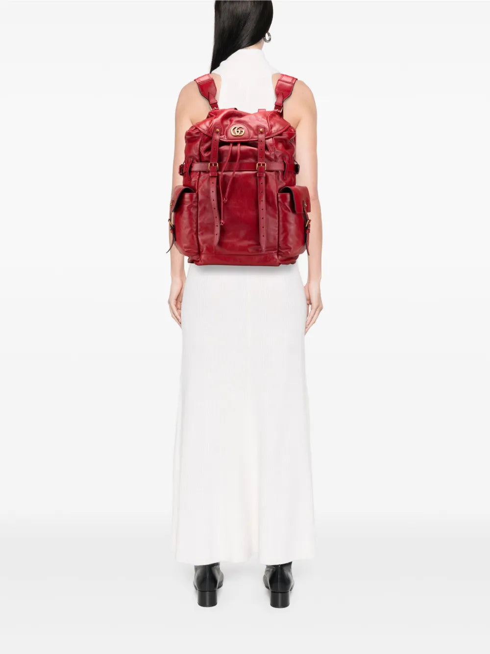 Pre-OwnedGucci Pre-Owned2016-2025 Piuma Lux Calfskin Re(Belle) backpack