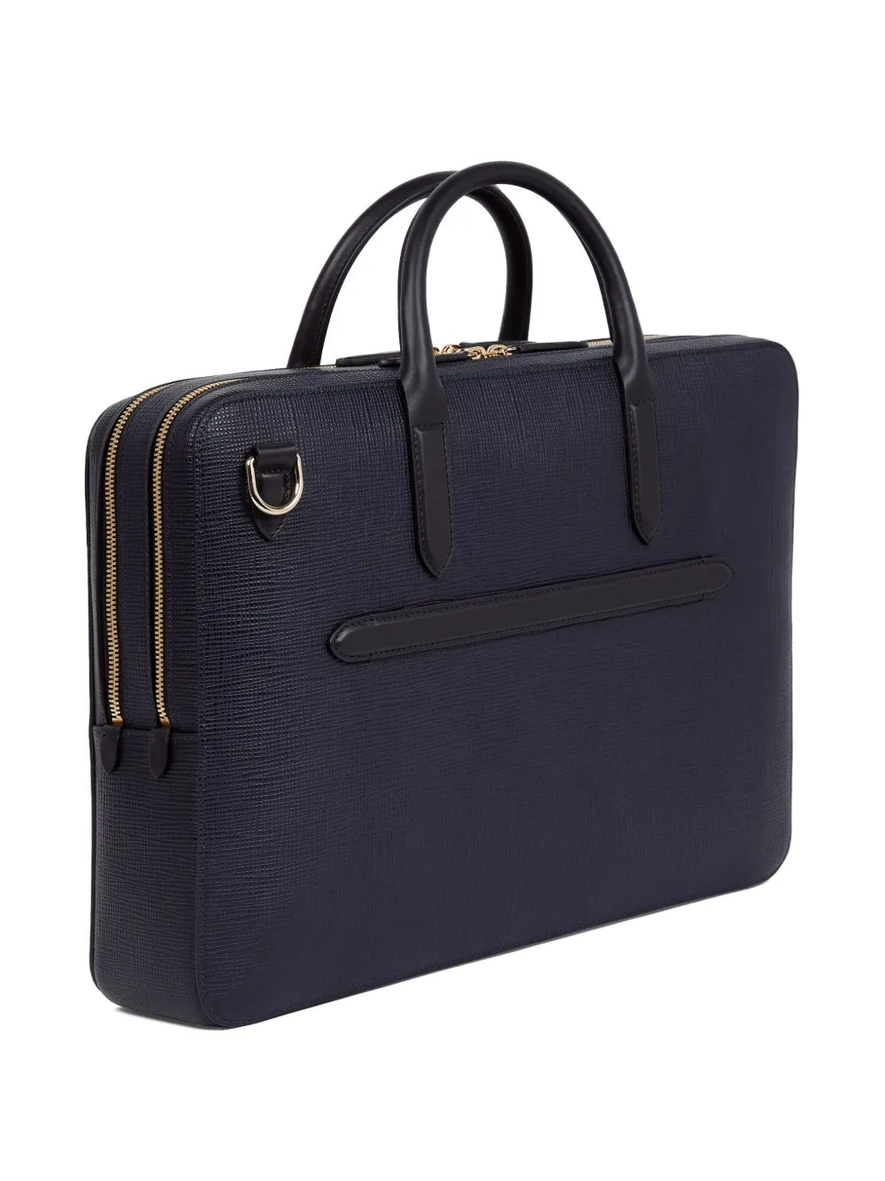 Smythsonlarge textured-leather briefcase