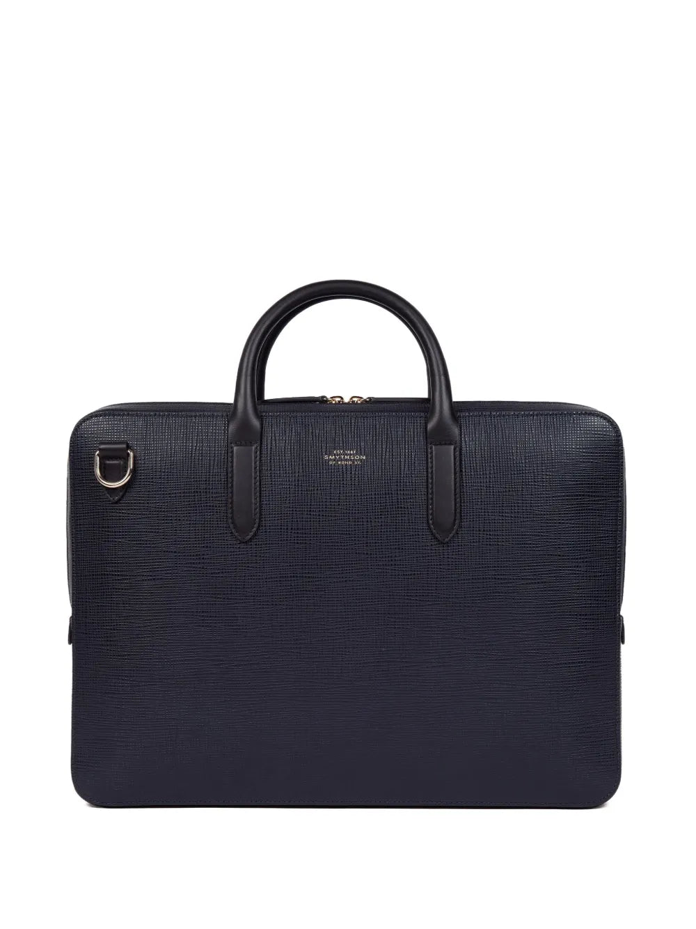 Smythsonlarge textured-leather briefcase