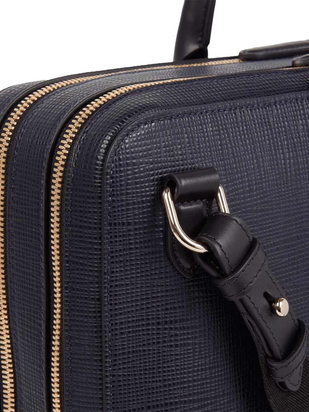 Smythsonlarge textured-leather briefcase