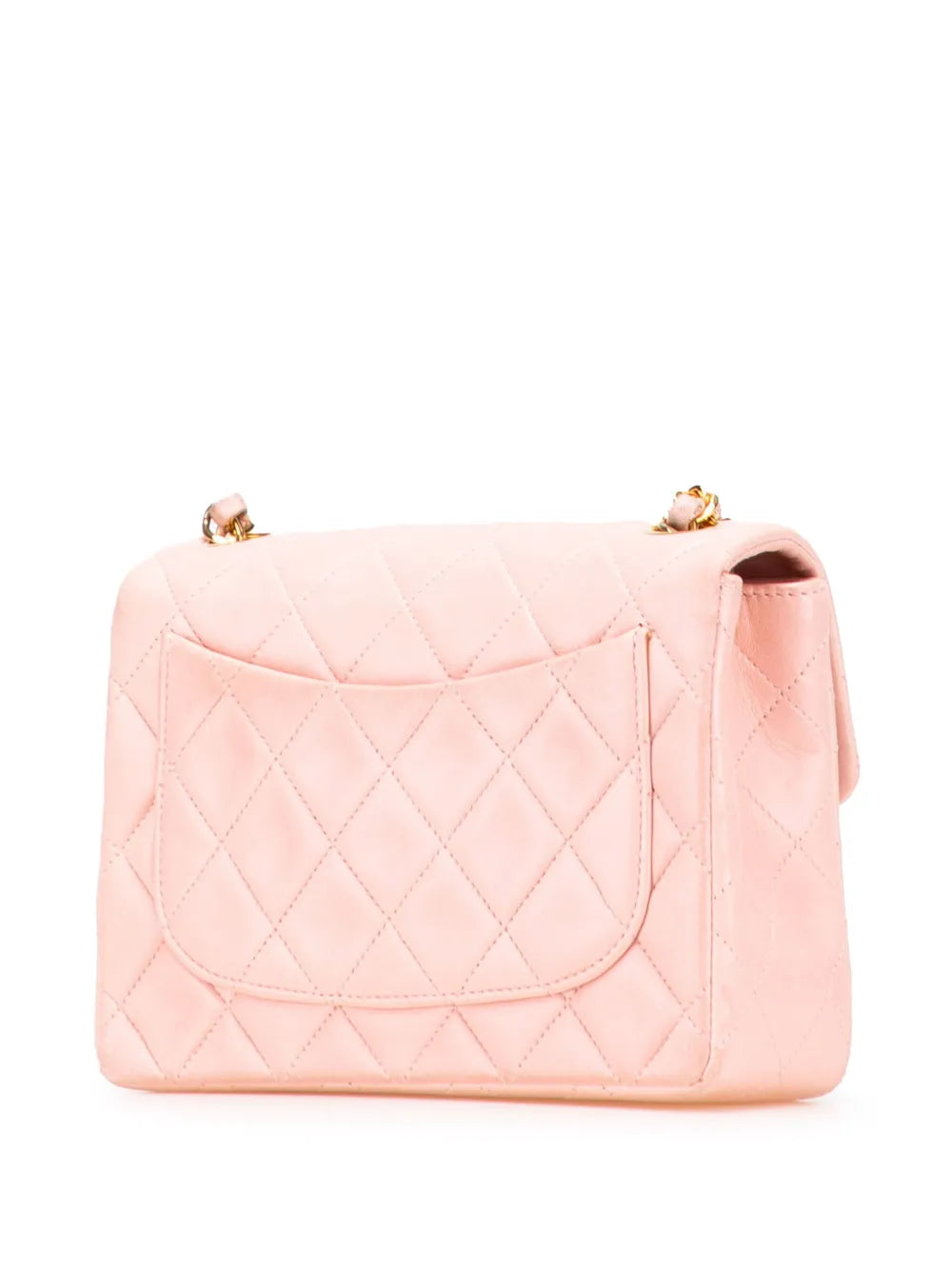 Pre-OwnedCHANEL Pre-Owned1991-1994 Mini Square Classic Lambskin Single Flap crossbody bag