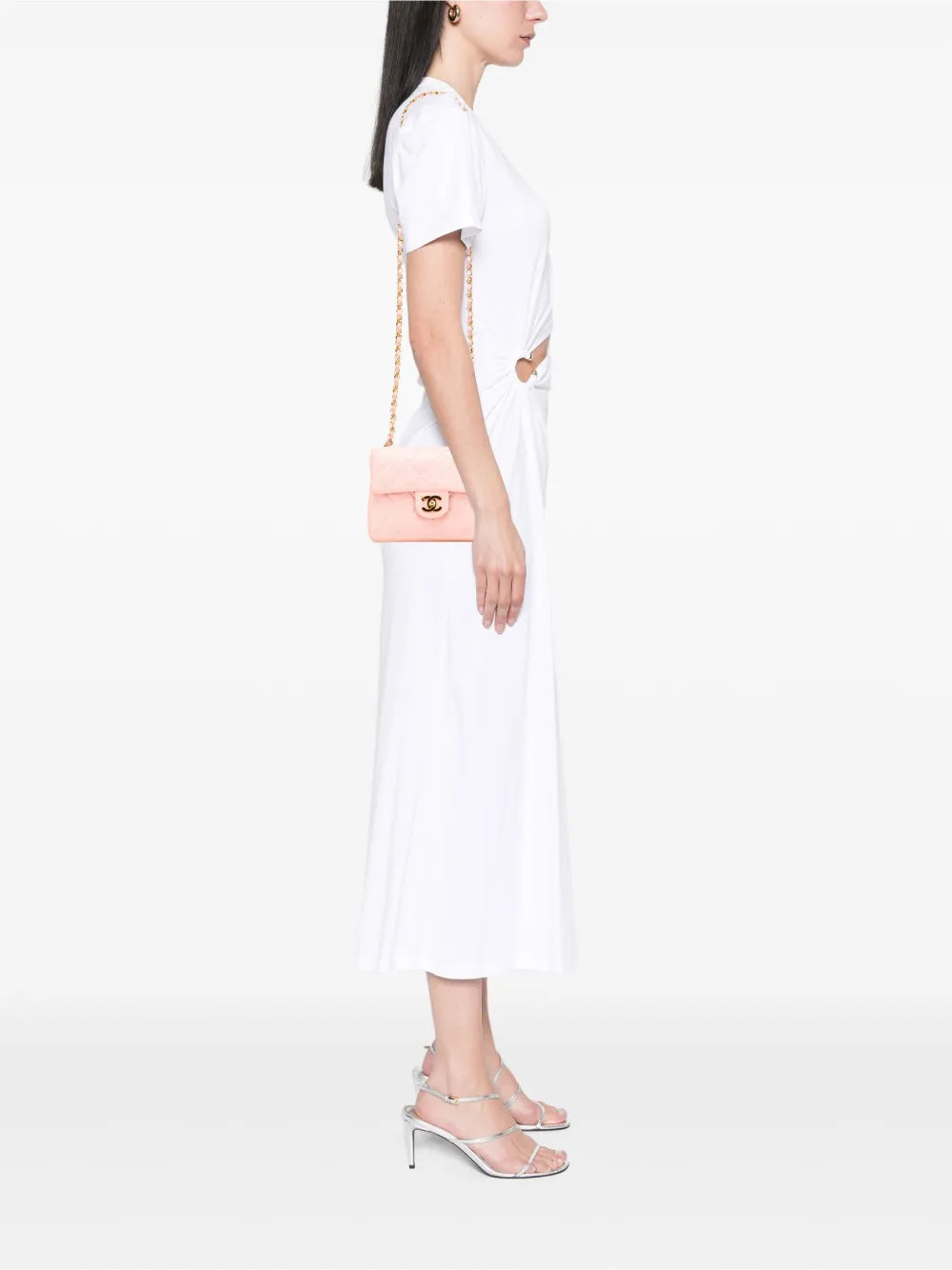 Pre-OwnedCHANEL Pre-Owned1991-1994 Mini Square Classic Lambskin Single Flap crossbody bag