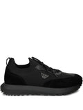 Emporio Armani Logo-Detail Knit Sneakers