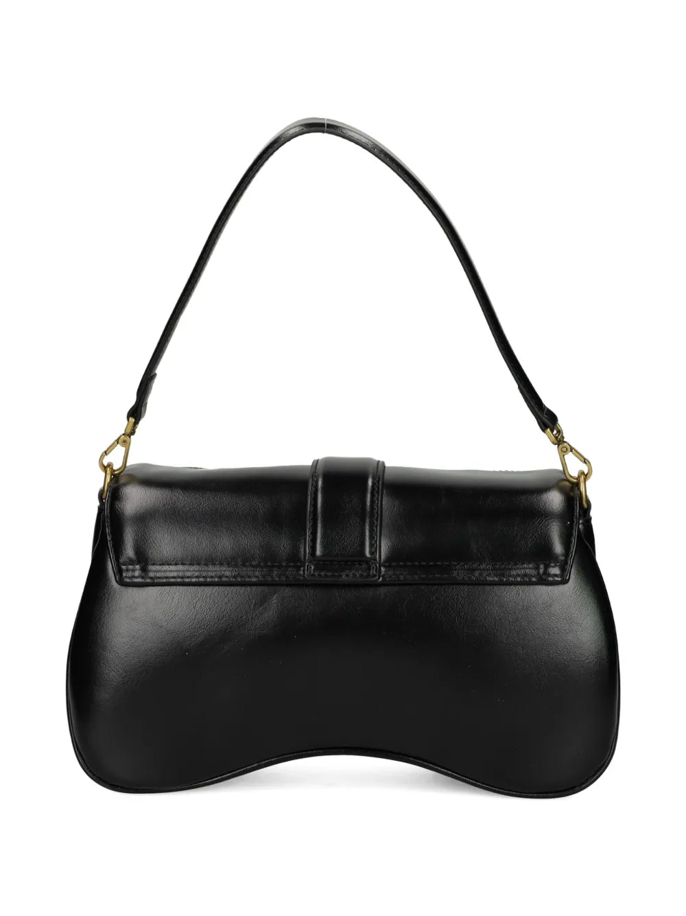 Just Cavallisnake-buckle quilted shoulder bag