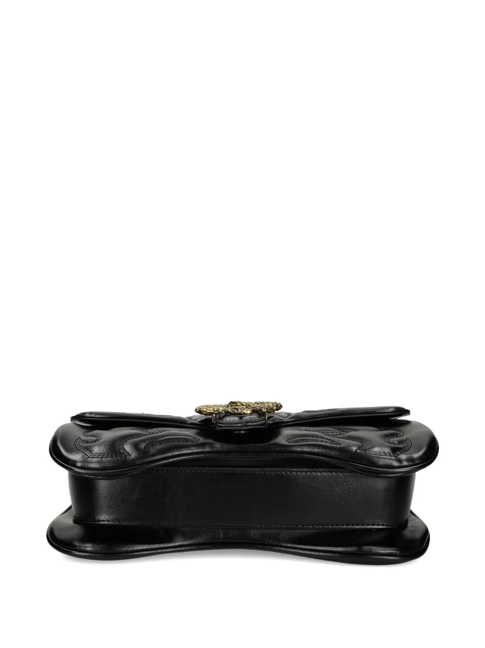 Just Cavallisnake-buckle quilted shoulder bag