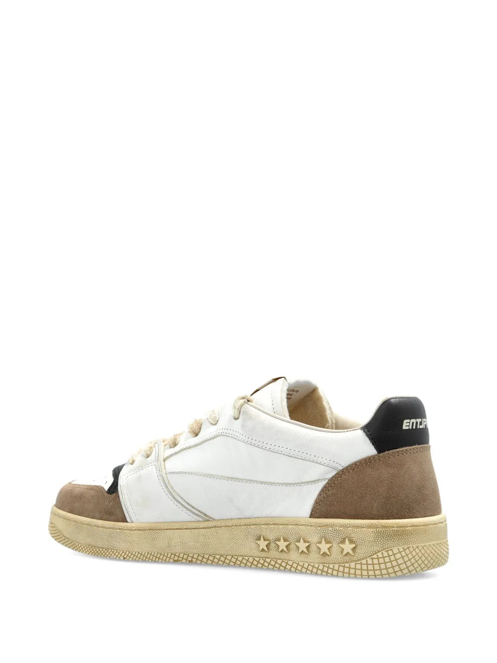 Enterprise Japan Egg Rocket Embellished Leather Sneakers