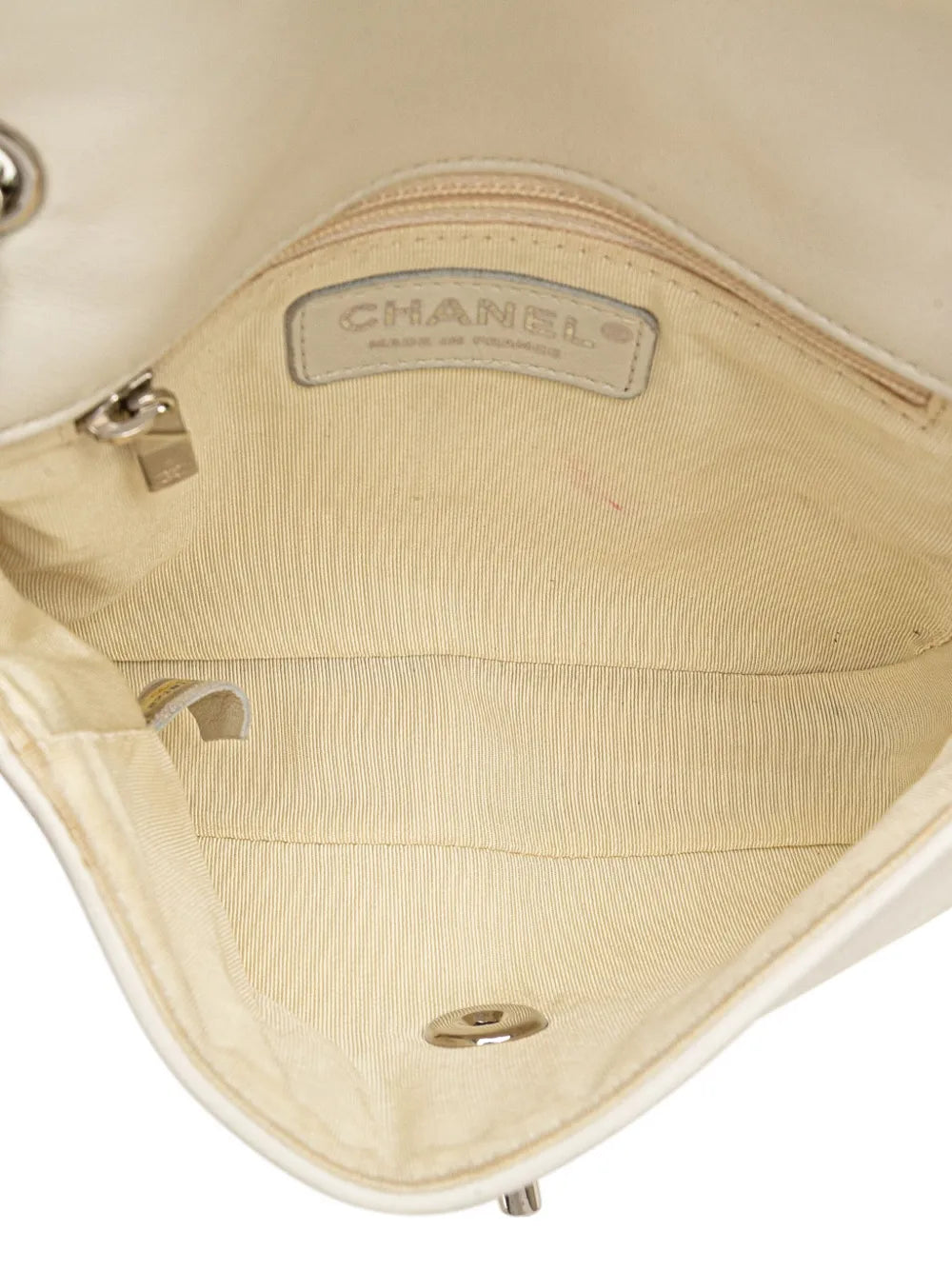 Pre-OwnedCHANEL Pre-Owned2019 Mini Quilted Lambskin and Metallic Trim Elementary Chic Flap crossbody bag