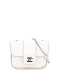 Pre-OwnedCHANEL Pre-Owned2019 Mini Quilted Lambskin and Metallic Trim Elementary Chic Flap crossbody bag