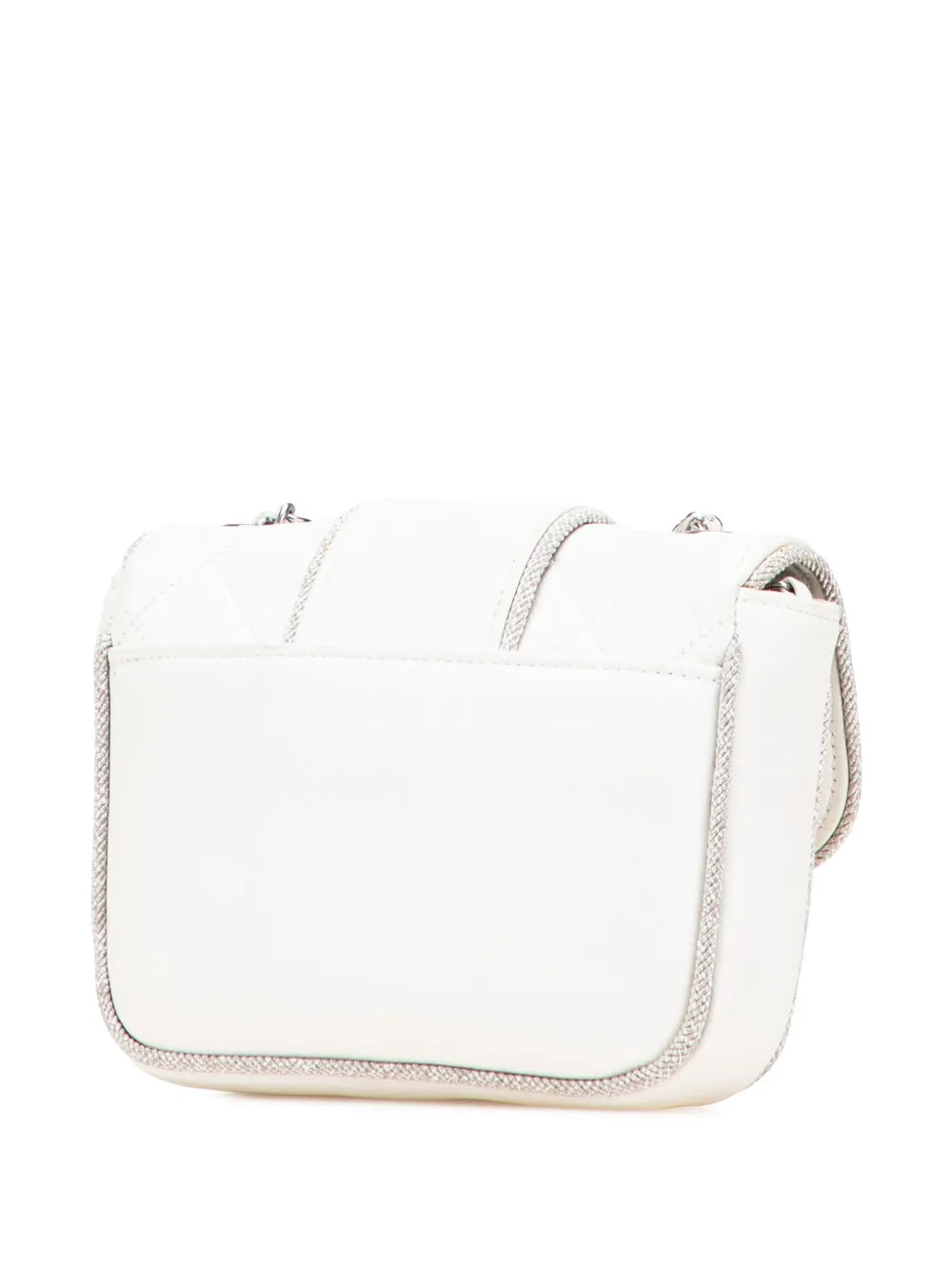 Pre-OwnedCHANEL Pre-Owned2019 Mini Quilted Lambskin and Metallic Trim Elementary Chic Flap crossbody bag