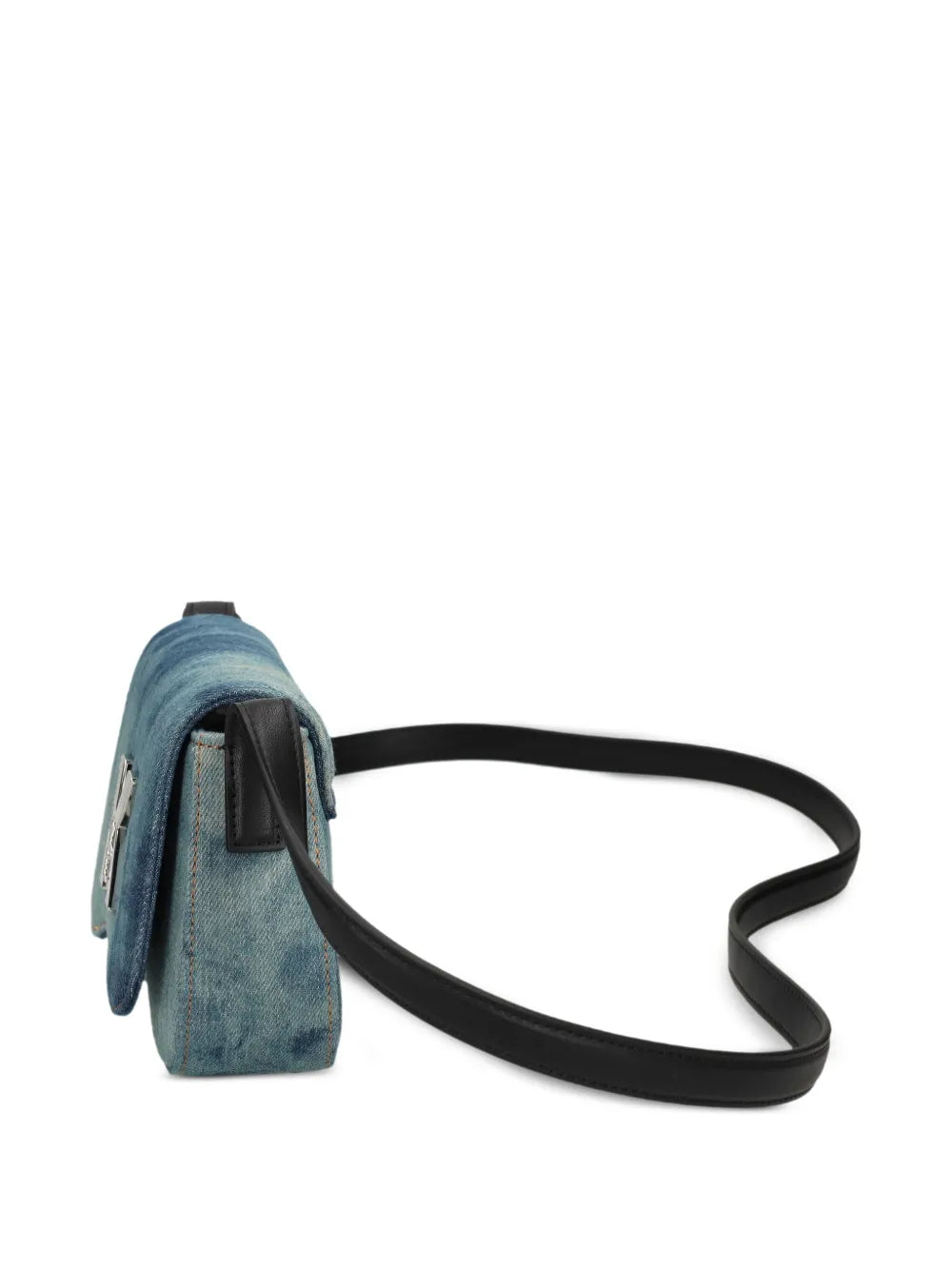 Karl Lagerfeld Jeanstie-dye denim crossbody bag