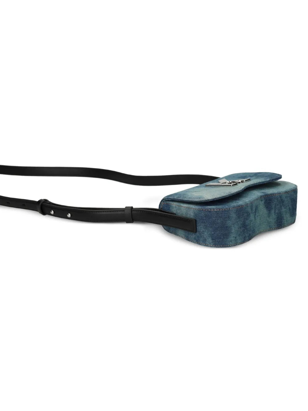 Karl Lagerfeld Jeanstie-dye denim crossbody bag
