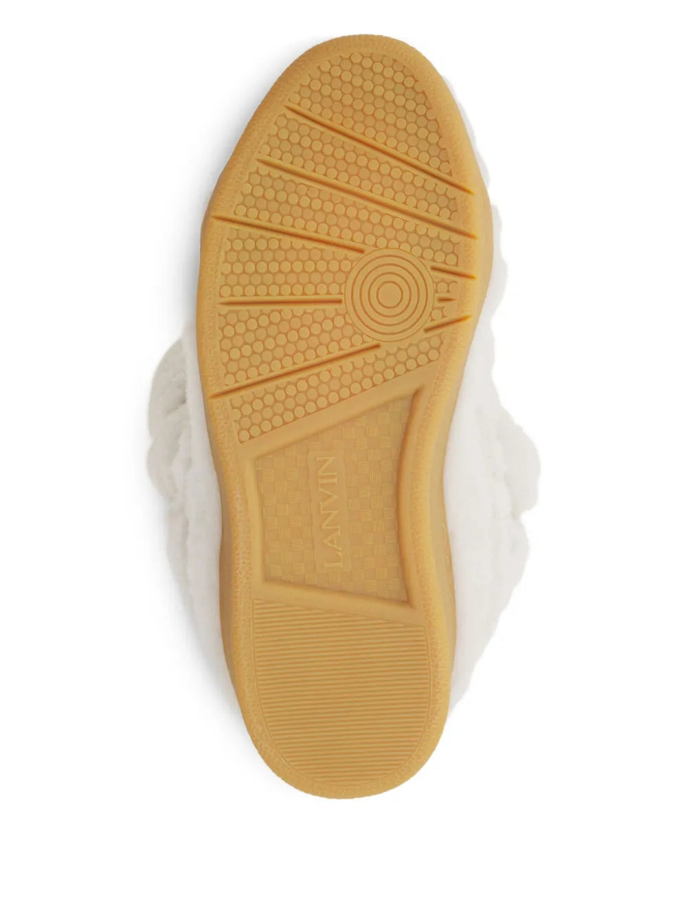 Lanvin Curb Shearling Sneakers