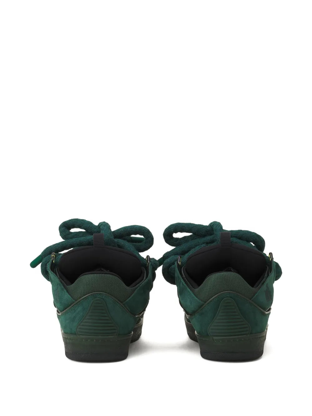Lanvin Rope-Lace Suede Sneakers