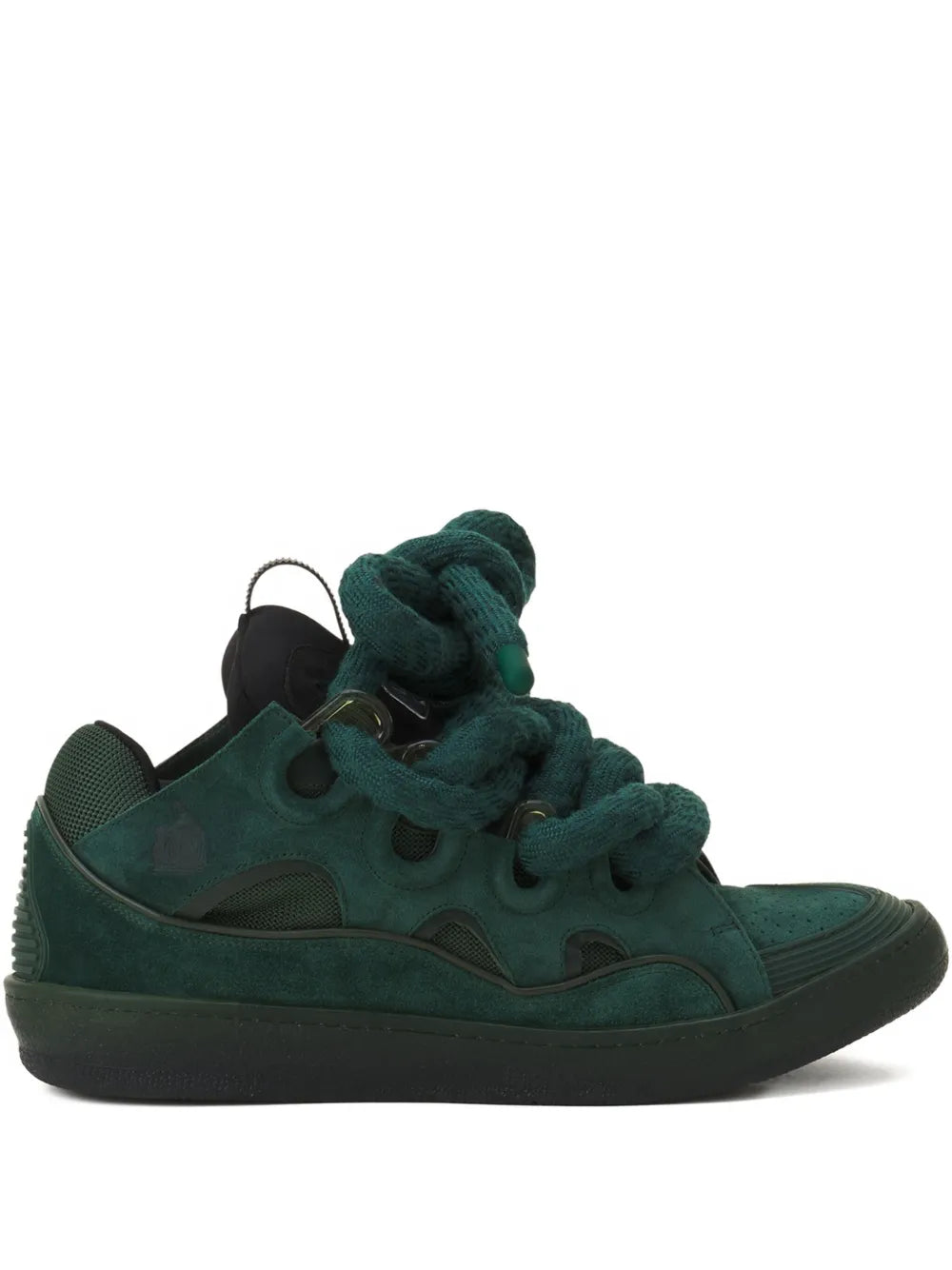 Lanvin Rope-Lace Suede Sneakers