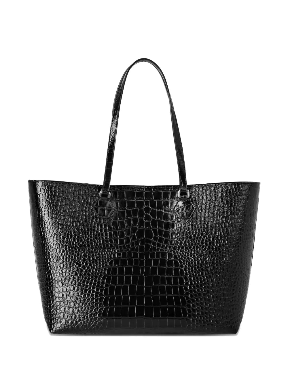 Philipp PleinCrystal Skull crocodile-print tote bag
