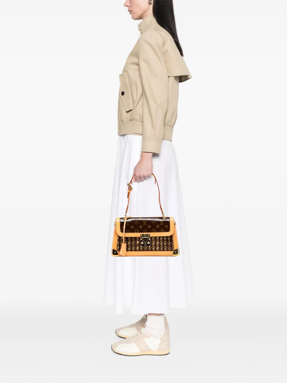 Pre-OwnedLouis Vuitton Pre-Owned2003 Limited Edition Monogram Vinyl Tweedy Rabat shoulder bag