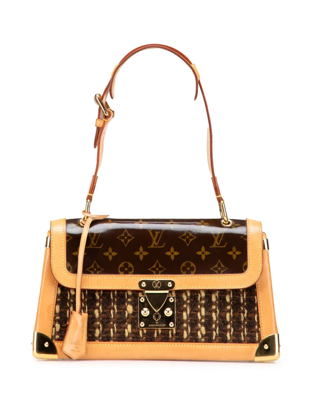 Pre-OwnedLouis Vuitton Pre-Owned2003 Limited Edition Monogram Vinyl Tweedy Rabat shoulder bag