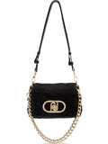 LIU JOsmall LaPuffy embroidered crossbody bag