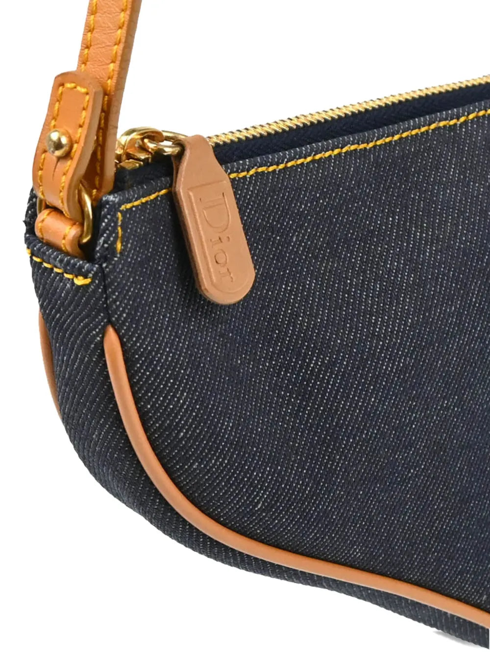 Pre-OwnedChristian Dior Pre-Owned2001 Saddle denim handbag