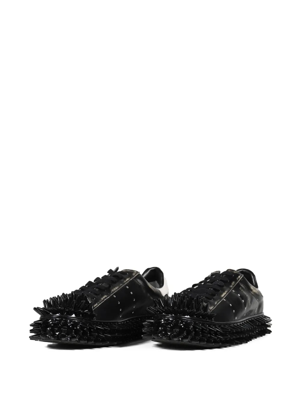 Doublet Spiky Embellished Lace-Up Low-Top Sneakers
