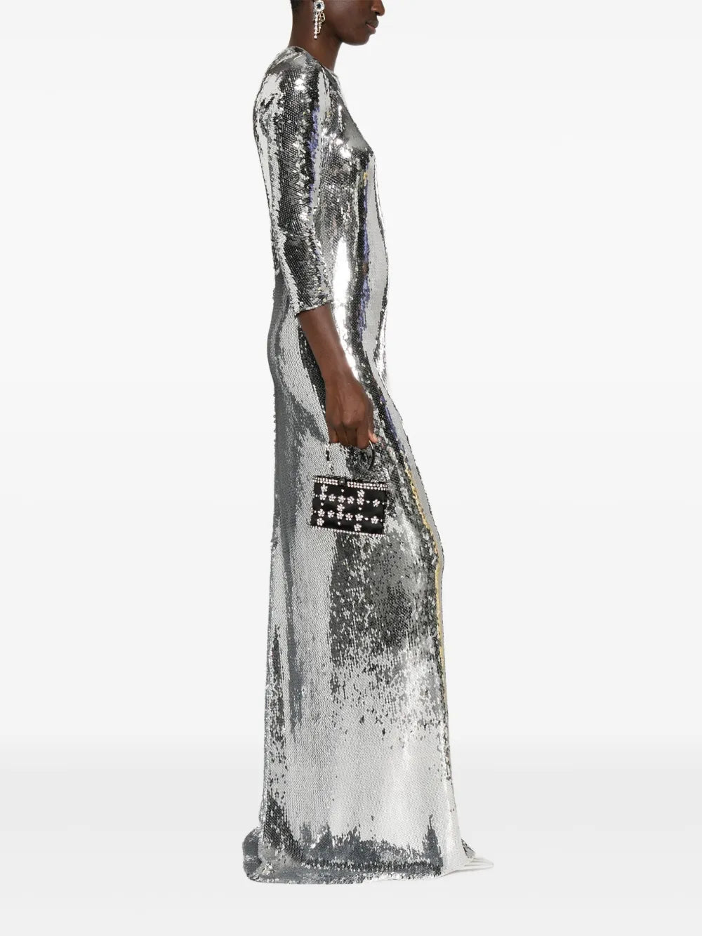 Rosanticamini Holli crystal-embellished top-handle tote bag