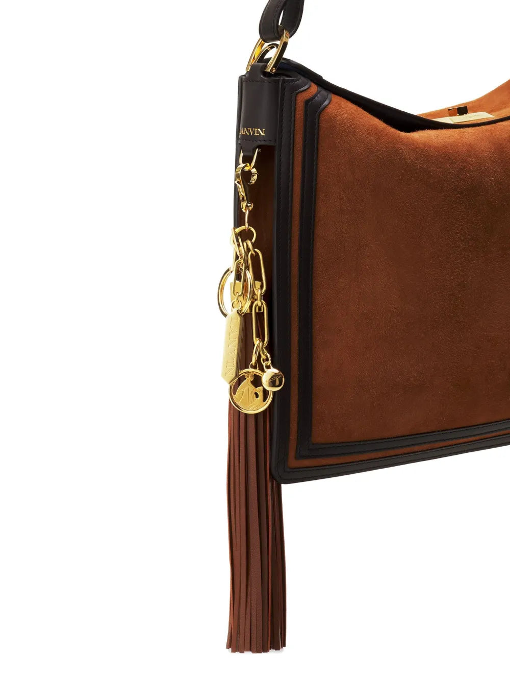 Lanvinleather-tassel bag charm
