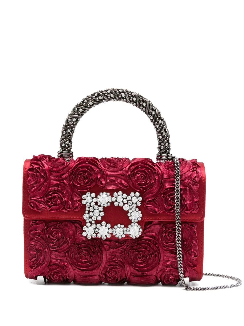 Roger Vivierrose-embellishment tote bag