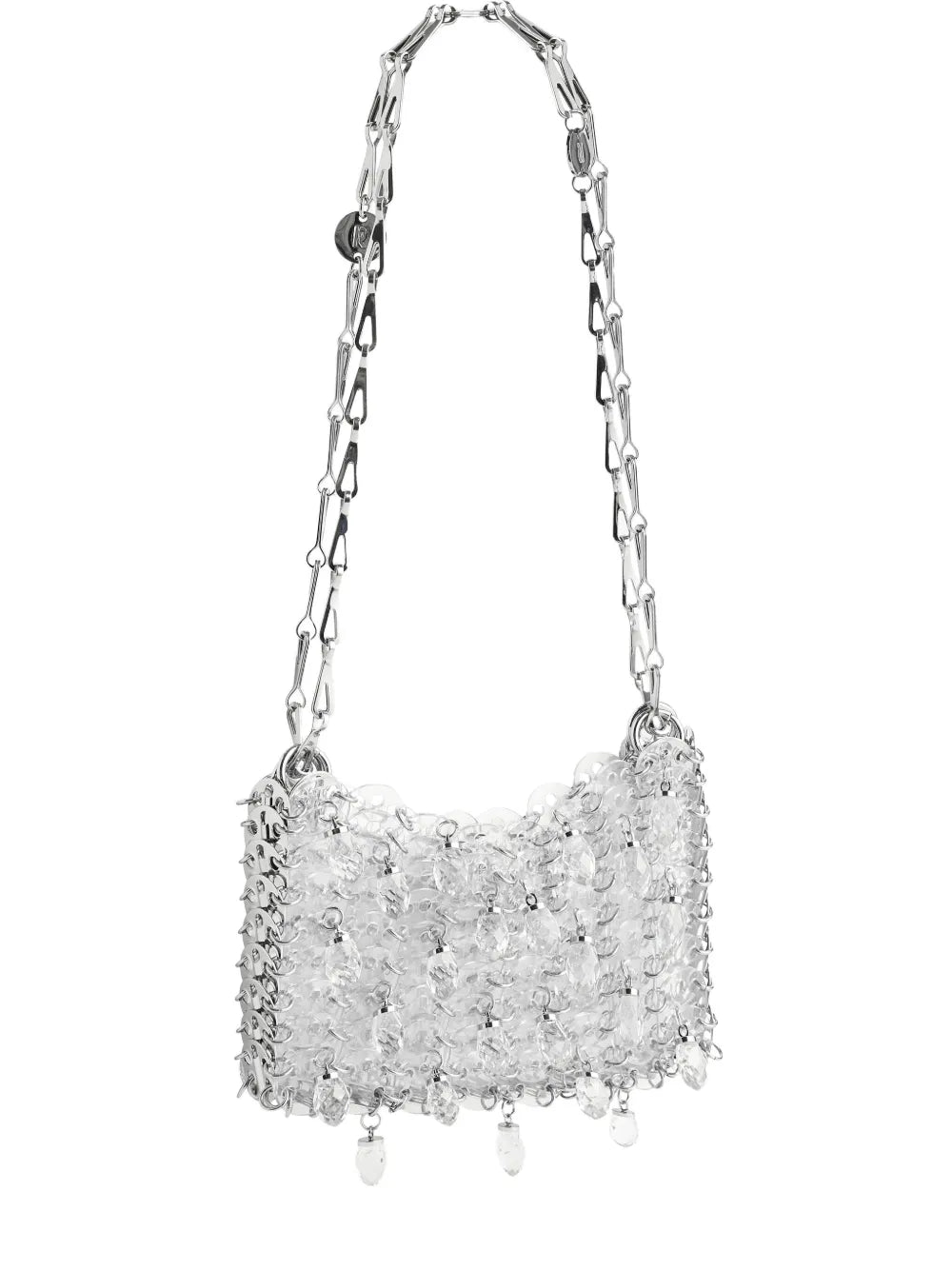 Rabannemini crystal-resin chain cross body bag