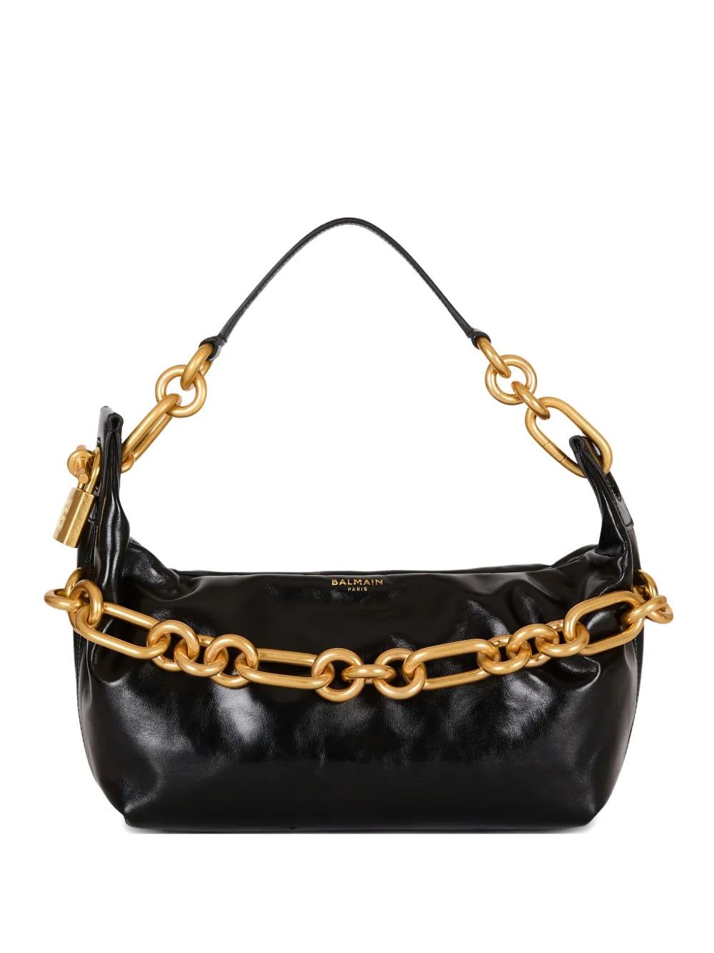 Balmainmedium Sync padlock chain shoulder bag
