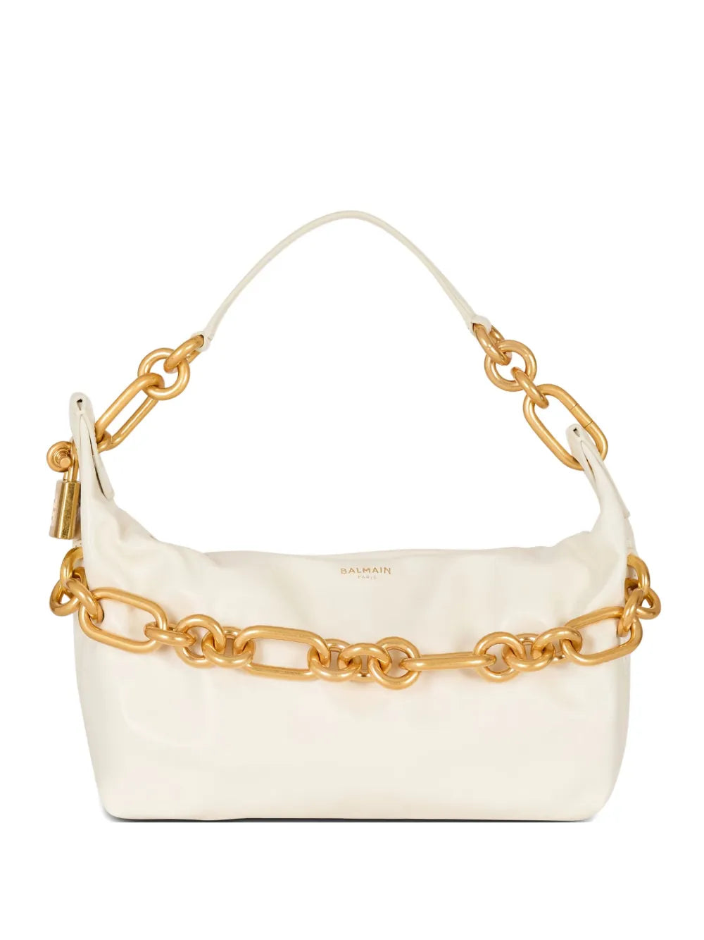 Balmainmedium Sync leather shoulder bag